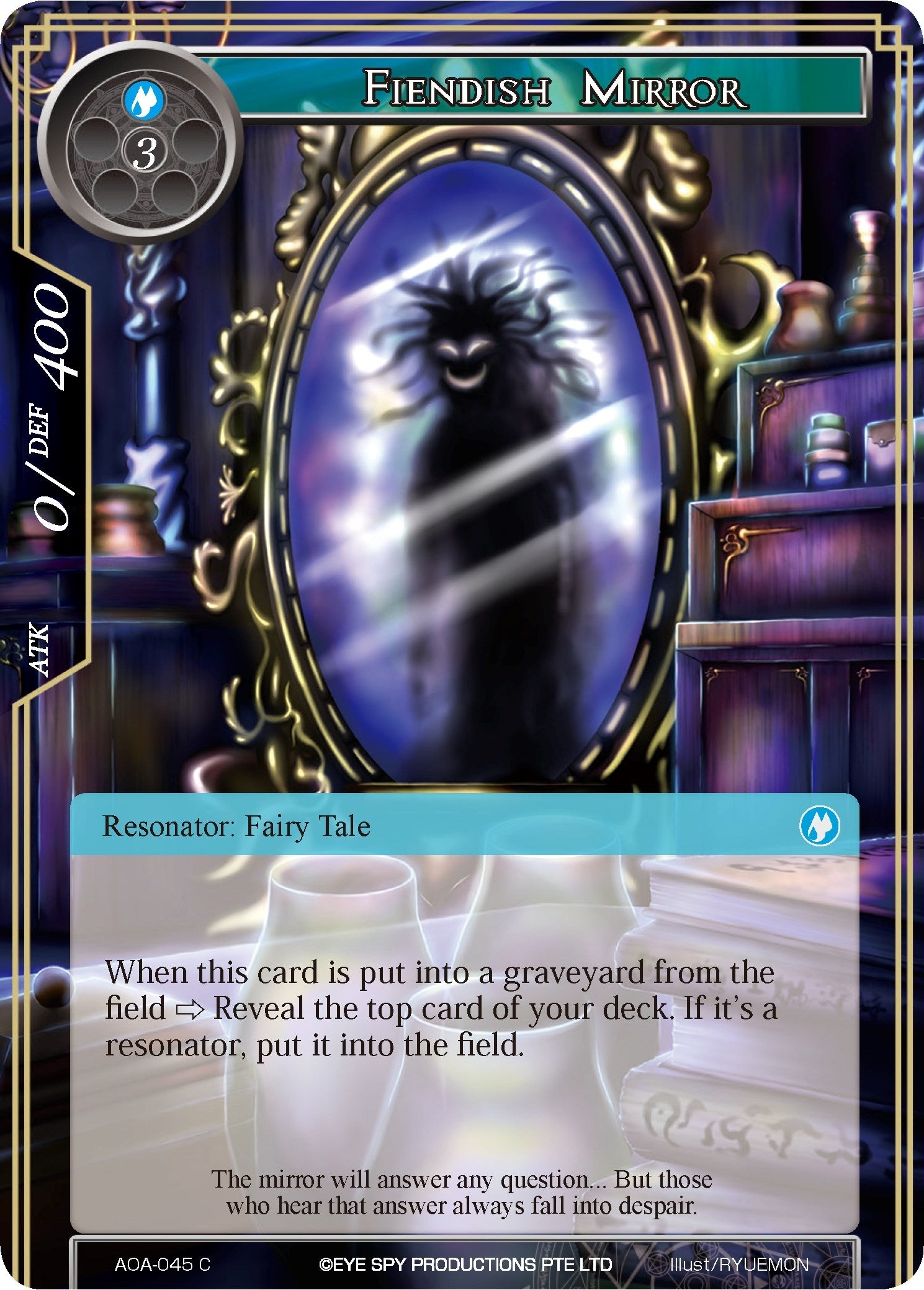 Fiendish Mirror (45) [AOA] - Force of Will Single