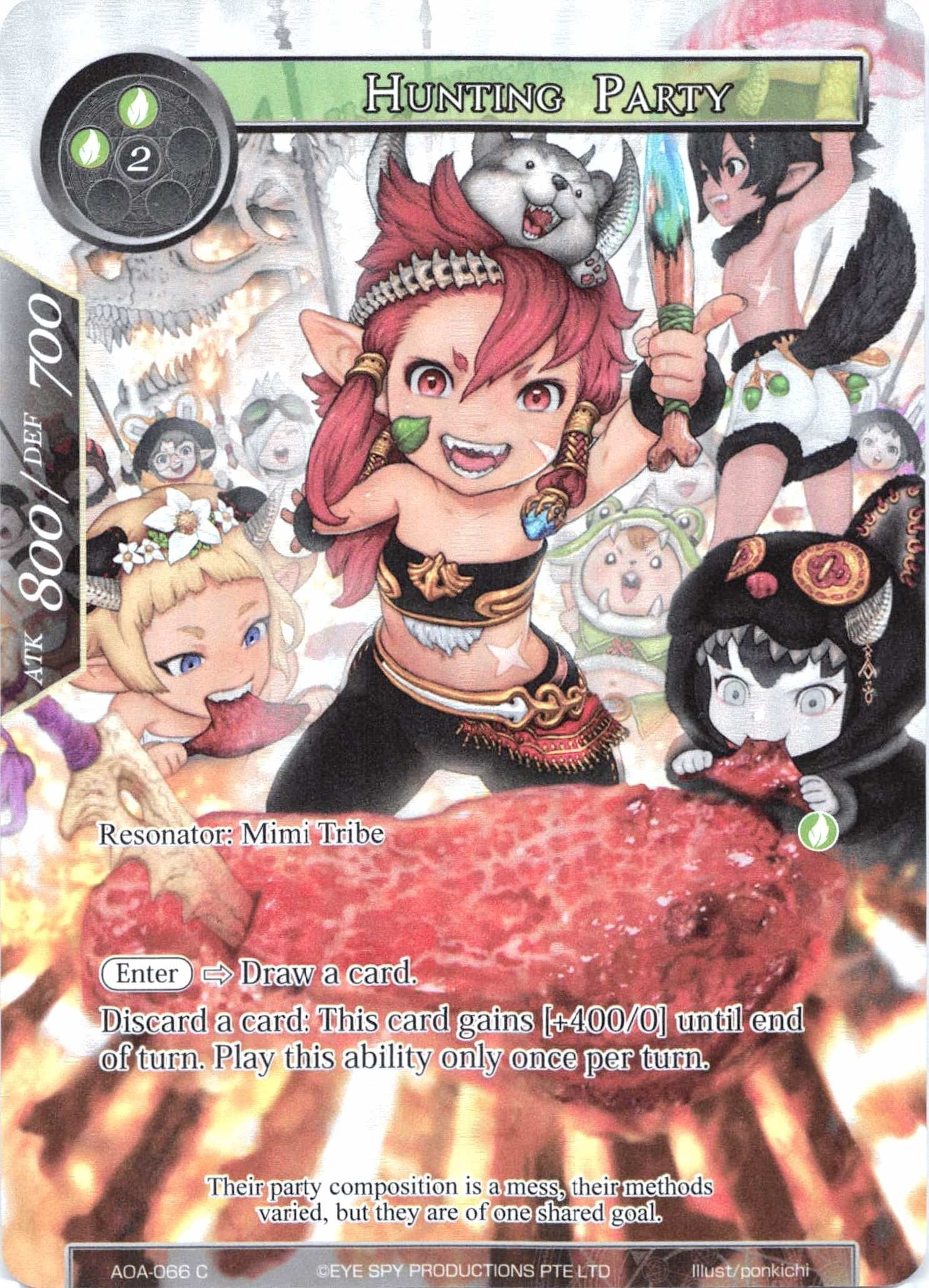Hunting Party (Full Art) (66) [AOA] - Force of Will Single
