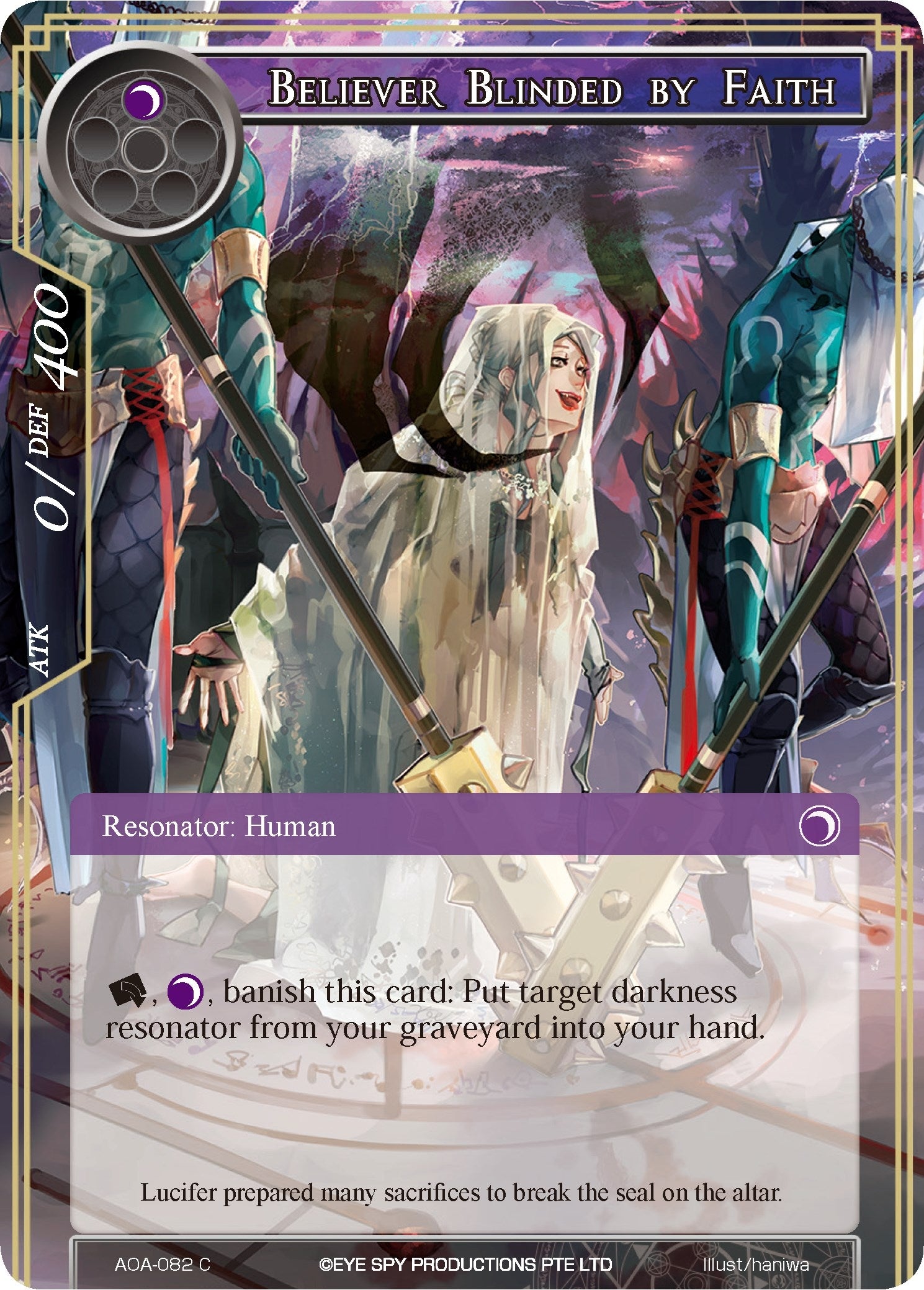 Believer Blinded by Faith (82) [AOA] - Force of Will Single