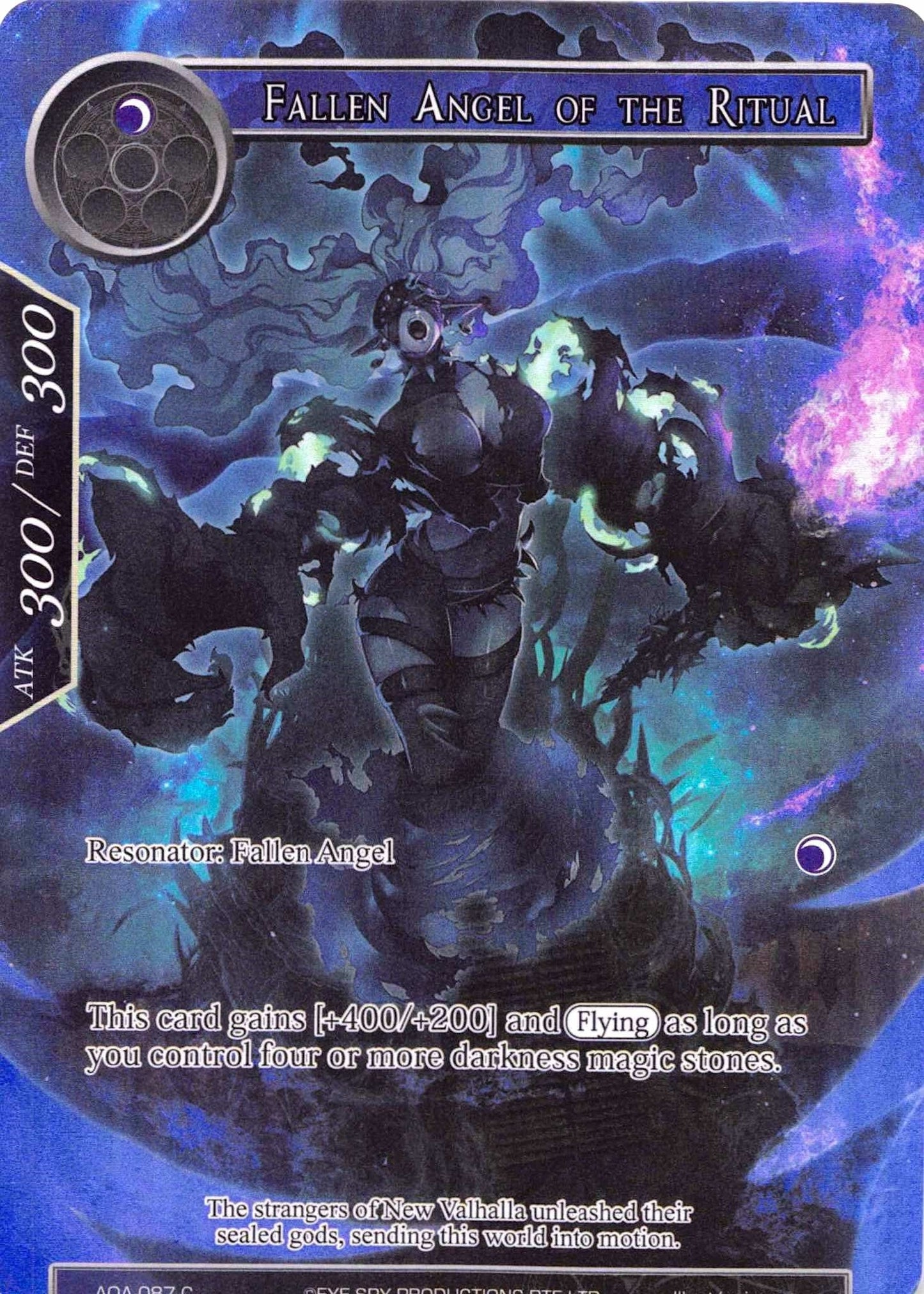 Fallen Angel of the Ritual (Full Art) (87) [AOA] - Force of Will Single