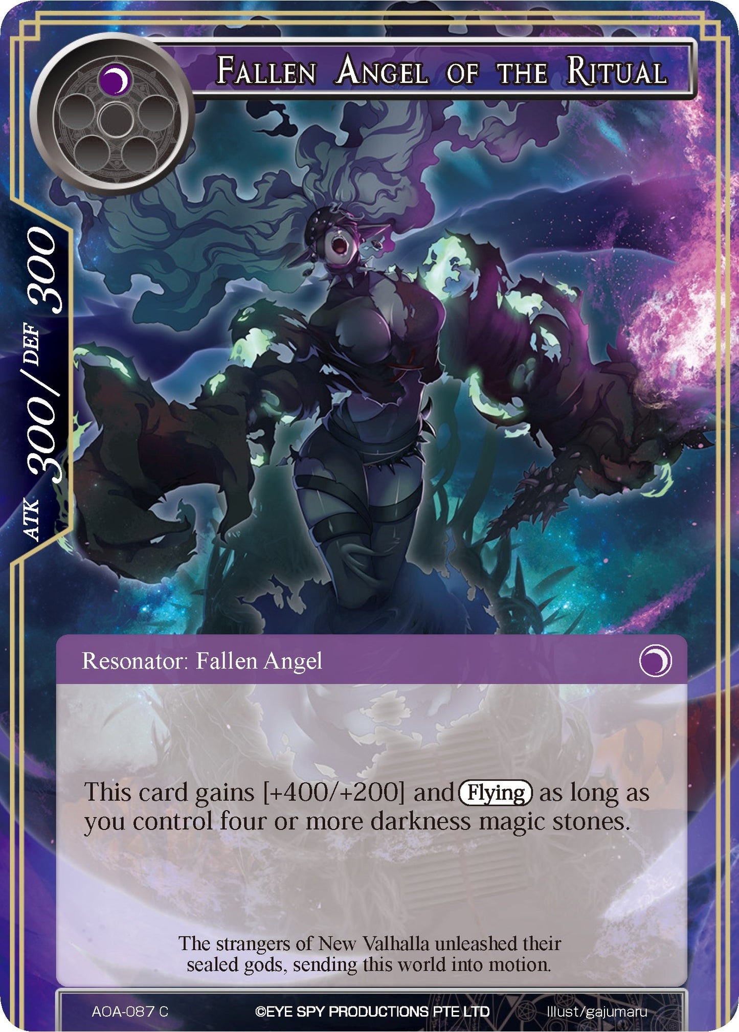 Fallen Angel of the Ritual (87) [AOA] - Force of Will Single
