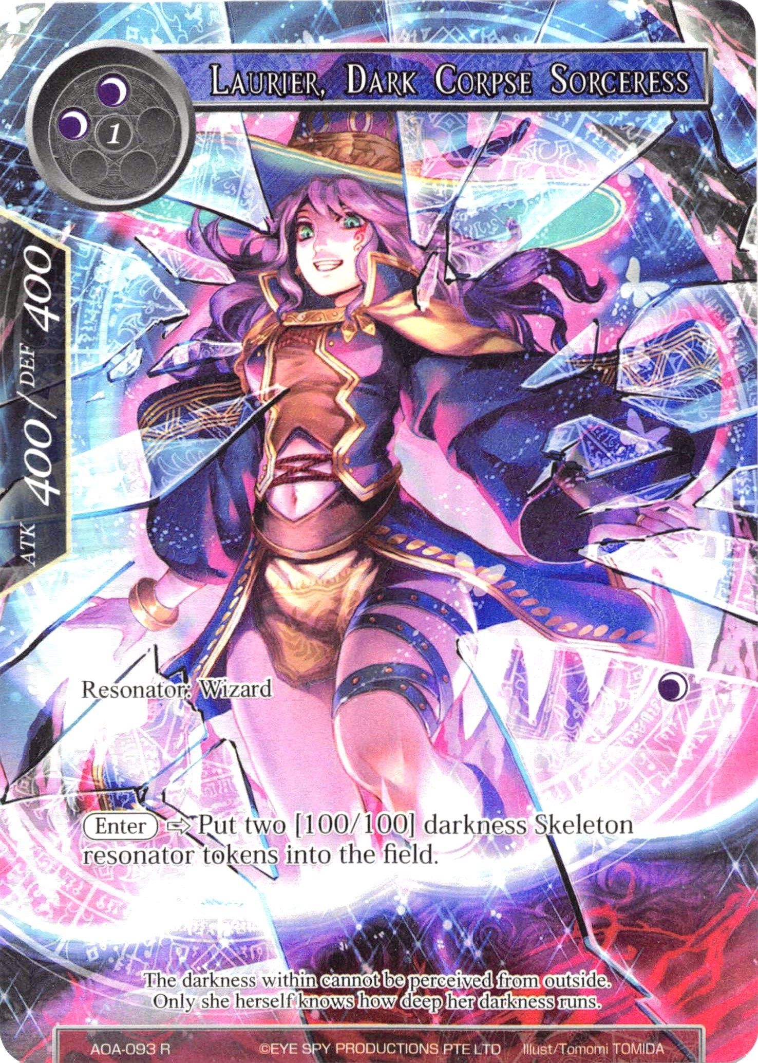 Laurier Dark Corpse Sorceress (Full Art) (93) [AOA] - Force of Will Single