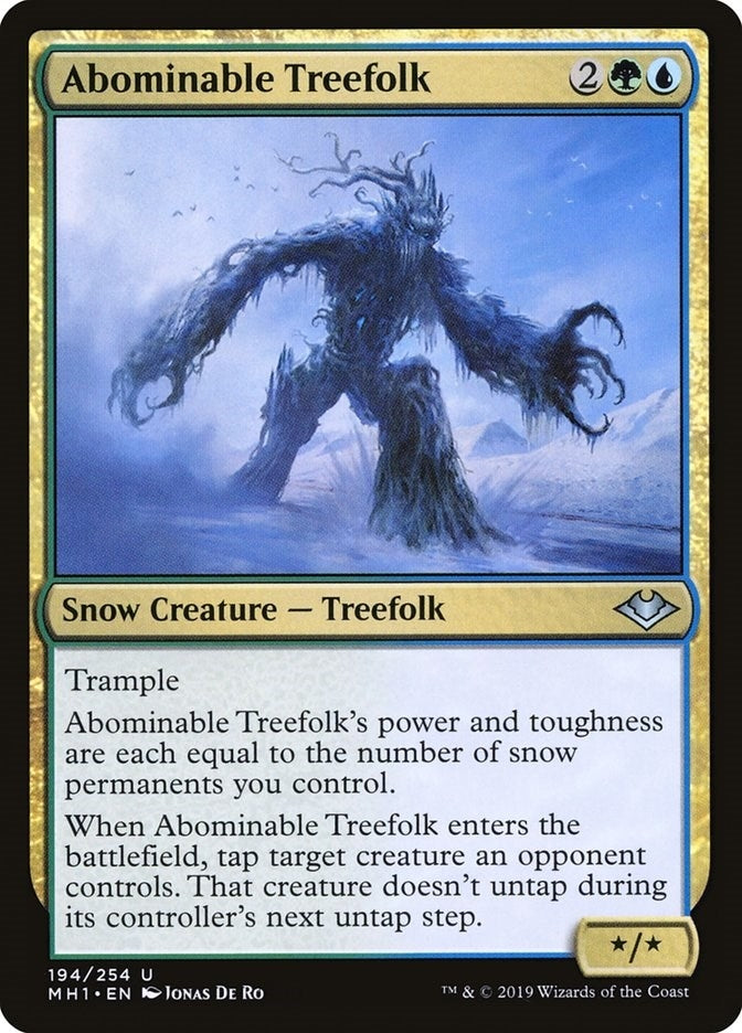 Abominable Treefolk (194) [MH1] - MTG Single