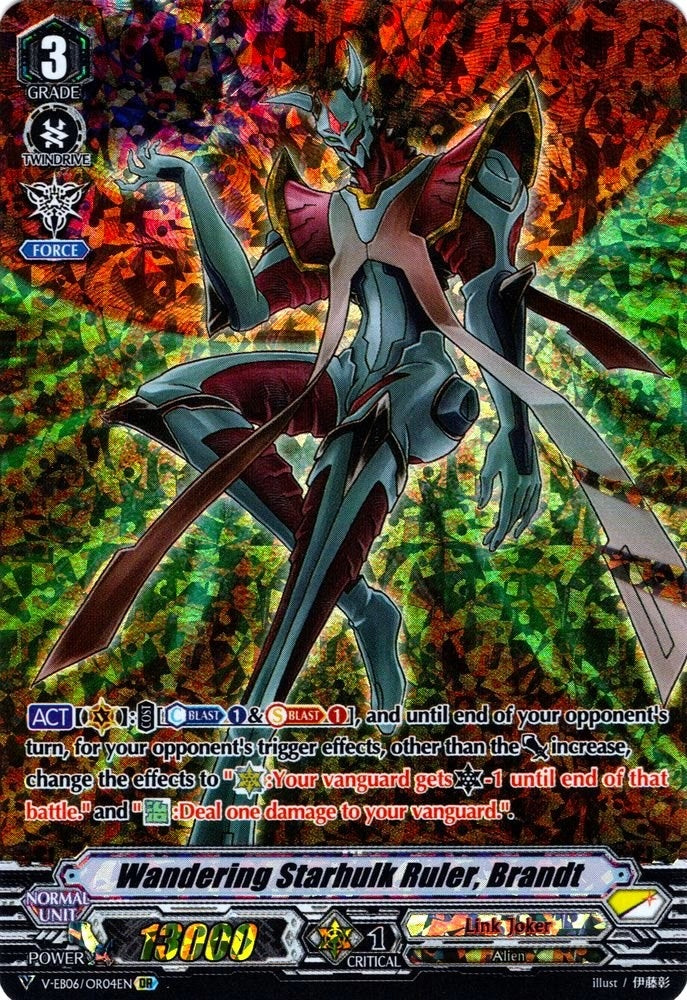 Wandering Starhulk Ruler Brandt (OR) (604) [V-EB06] - Cardfight Vanguard Single