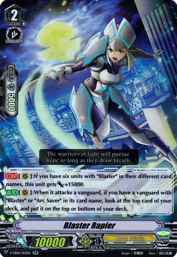 Blaster Rapier (6012) [V-EB06] - Cardfight Vanguard Single