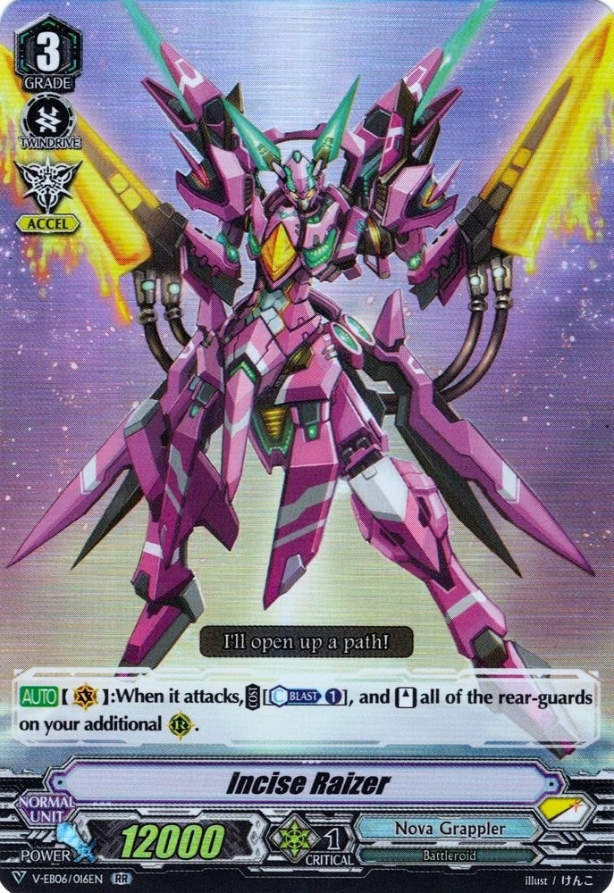 Incise Raizer (6016) [V-EB06] - Cardfight Vanguard Single