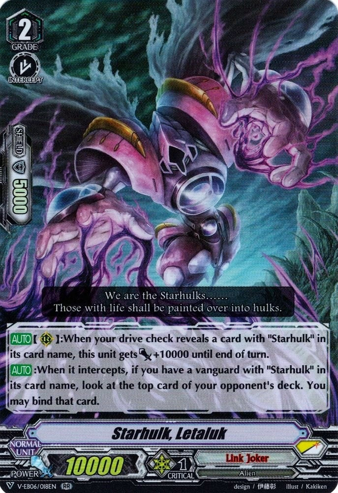 Starhulk Letaluk (6018) [V-EB06] - Cardfight Vanguard Single