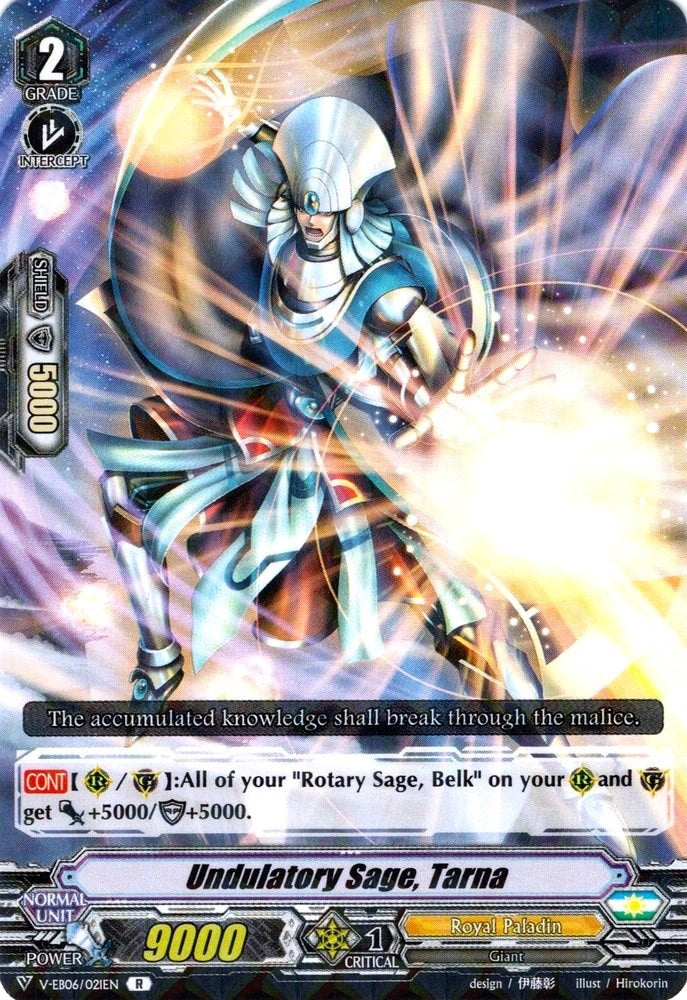 Undulatory Sage Tarna (6021) [V-EB06] - Cardfight Vanguard Single