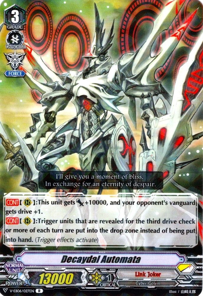 Decaydal Automata (6027) [V-EB06] - Cardfight Vanguard Single
