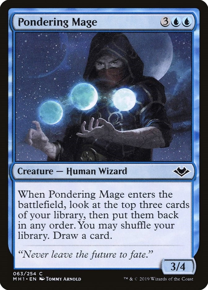 Pondering Mage (63) [MH1] - MTG Single