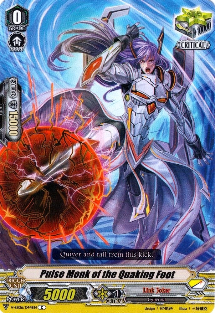 Pulse Monk of the Quaking Foot (6044) [V-EB06] - Cardfight Vanguard Single