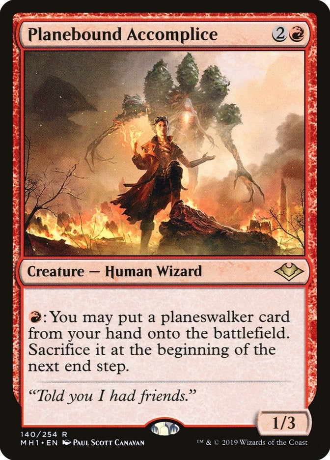 Planebound Accomplice (140) [MH1] - MTG Single