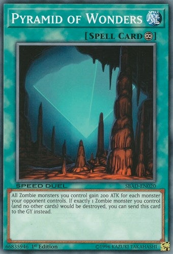 Pyramid of Wonders (20) (SBAD) - YuGiOh Single