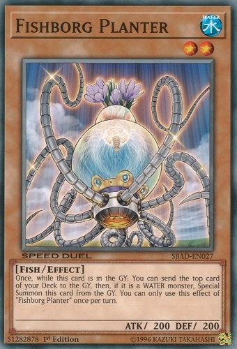 Fishborg Planter (27) (SBAD) - YuGiOh Single