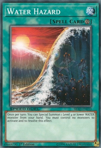 Water Hazard (33) (SBAD) - YuGiOh Single