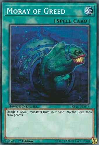 Moray of Greed (34) (SBAD) - YuGiOh Single