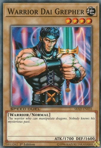 Warrior Dai Grepher (35) (SBAD) - YuGiOh Single