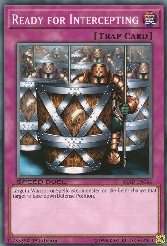 Ready for Intercepting (44) (SBAD) - YuGiOh Single
