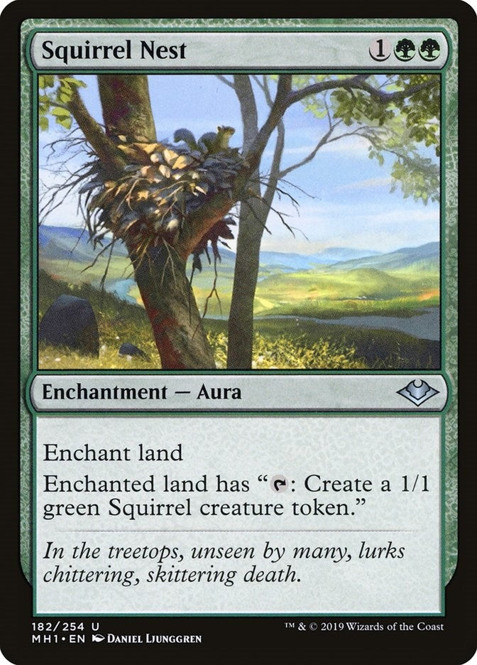 Squirrel Nest (182) [MH1] - MTG Single