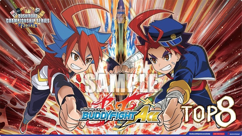 Bushiroad BCS 2018: Future Card Buddyfight Top 8 - Playmats Sealed
