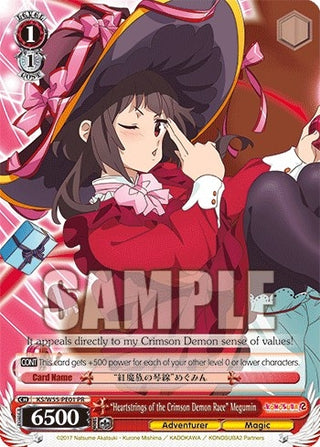 ’Heartstrings of the Crimson Demon Race’ Megumin (5501) [KS/W55] - Weiss Schwarz Single