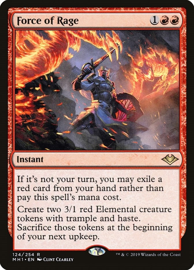 Force of Rage (124) [MH1] - MTG Single