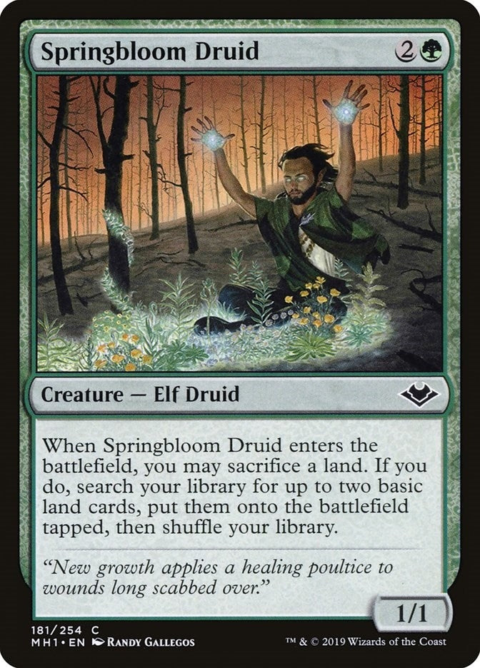 Springbloom Druid (181) [MH1] - MTG Single