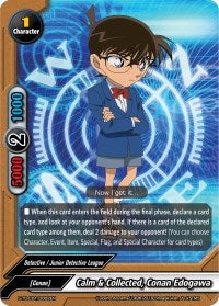 Calm & Collected Conan Edogawa (10002) [S-TD-C01] - Future Card BuddyFight Single