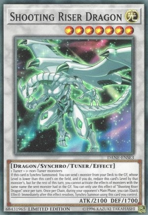 Shooting Riser Dragon (3) (DANE) - YuGiOh Single