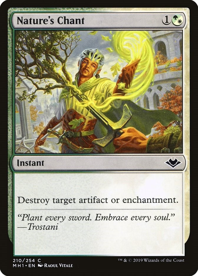 Nature’s Chant (210) [MH1] - MTG Single