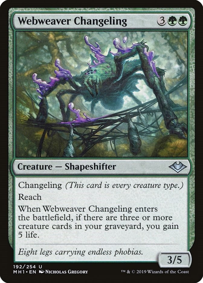 Webweaver Changeling (192) [MH1] - MTG Single