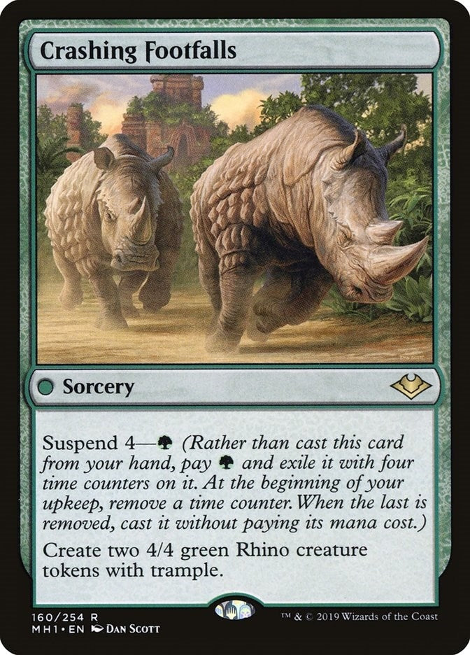 Crashing Footfalls (160) [MH1] - MTG Single