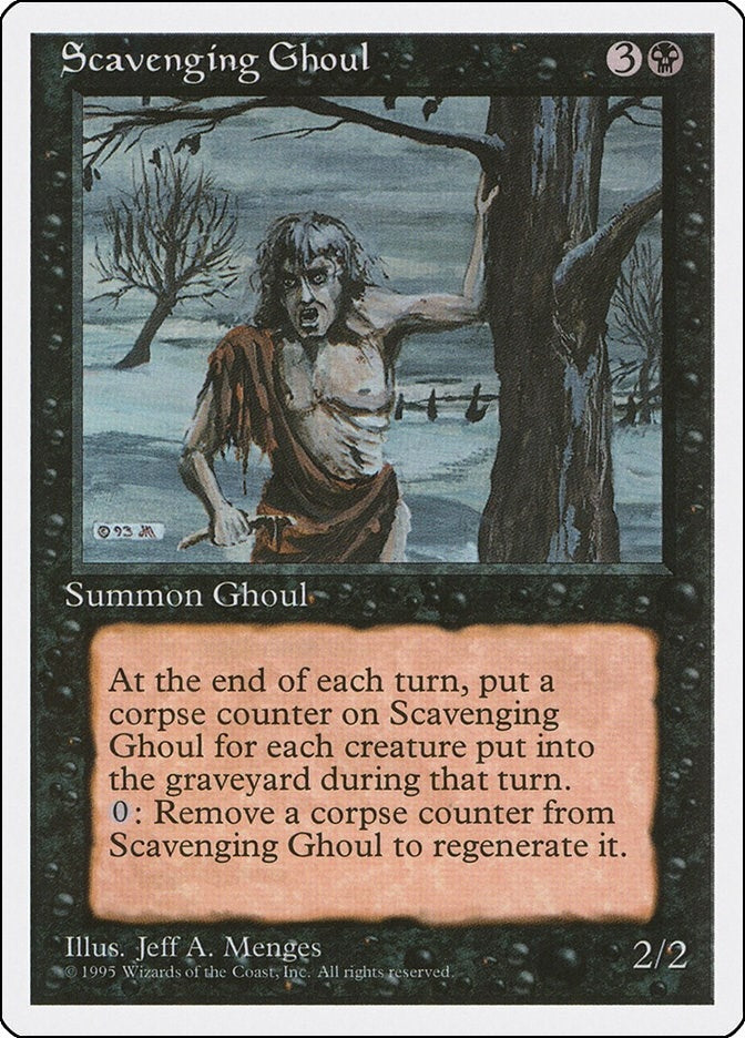 Scavenging Ghoul [4ED] - MTG Single