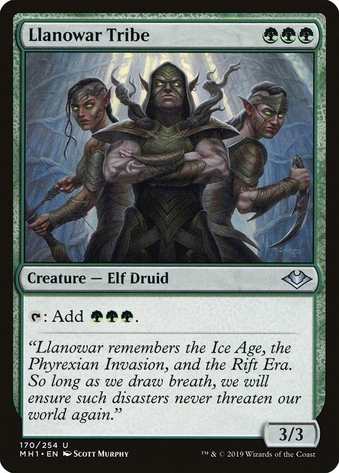 Llanowar Tribe (170) [MH1] - MTG Single