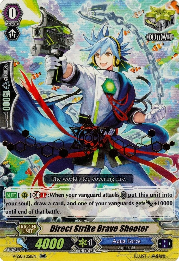 Direct Strike Brave Shooter (Hot Stamped) (1051) [V-SS01] - Cardfight Vanguard Single