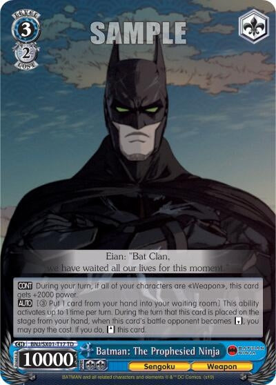 Batman: The Prophesied Ninja (117) [BNJ/SX0] - Weiss Schwarz Single