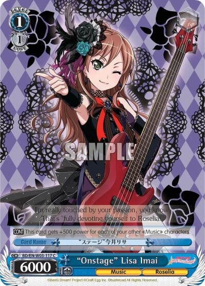 ’Onstage’ Lisa Imai (3117) [BD/EN-W03] - Weiss Schwarz Single