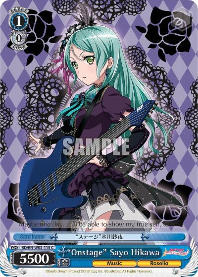 ’Onstage’ Sayo Hikawa (3115) [BD/EN-W03] - Weiss Schwarz Single