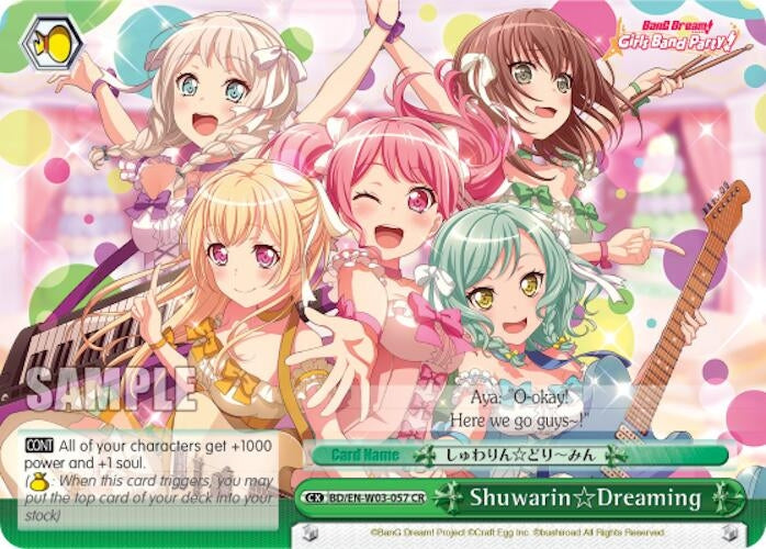 Shuwarin Dreaming (3057) [BD/EN-W03] - Weiss Schwarz Single
