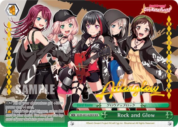 Rock and Glow (BDR) (3062) [BD/EN-W03] - Weiss Schwarz Single