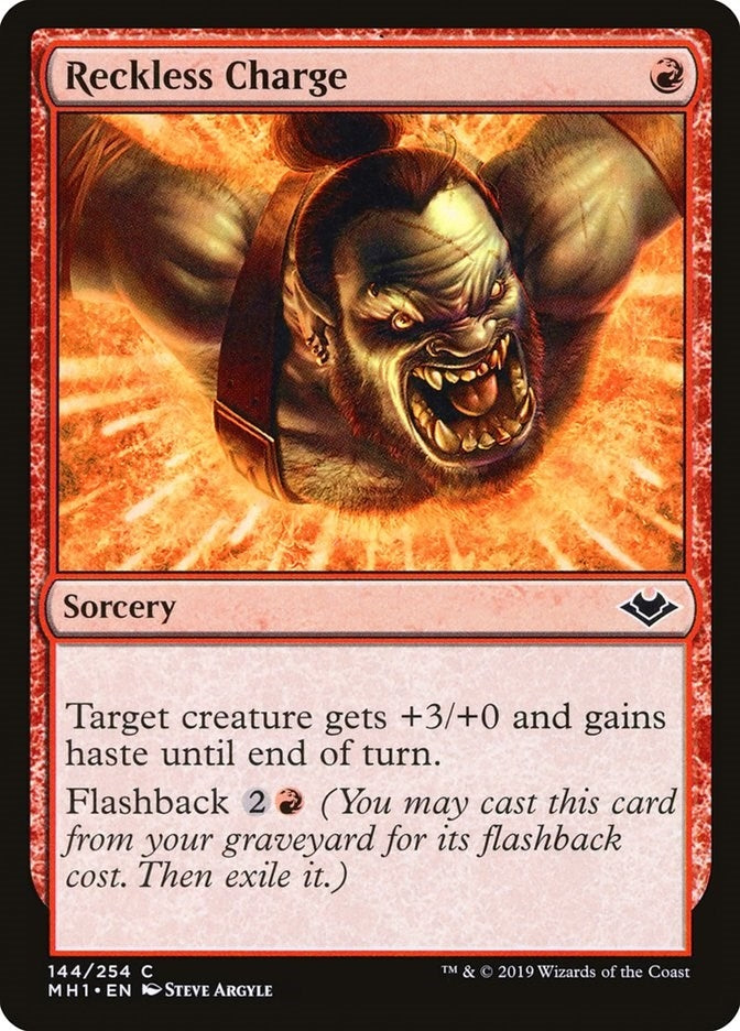 Reckless Charge (144) [MH1] - MTG Single