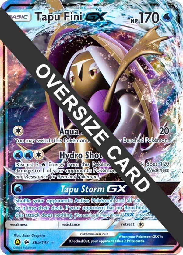 Image for Tapu Fini GX - 39a/147 (039a/147) (Jumbo Cards) - Pokemon