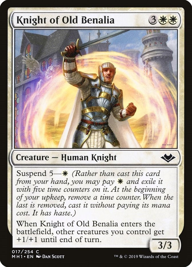 Knight of Old Benalia (17) [MH1] - MTG Single