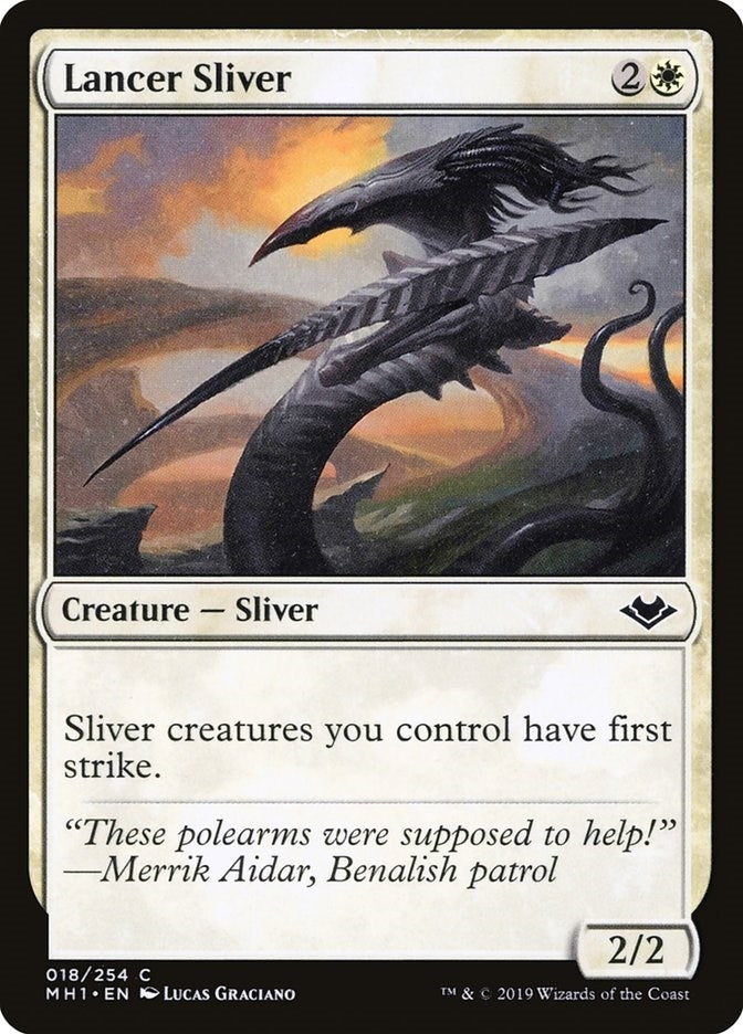 Lancer Sliver (18) [MH1] - MTG Single