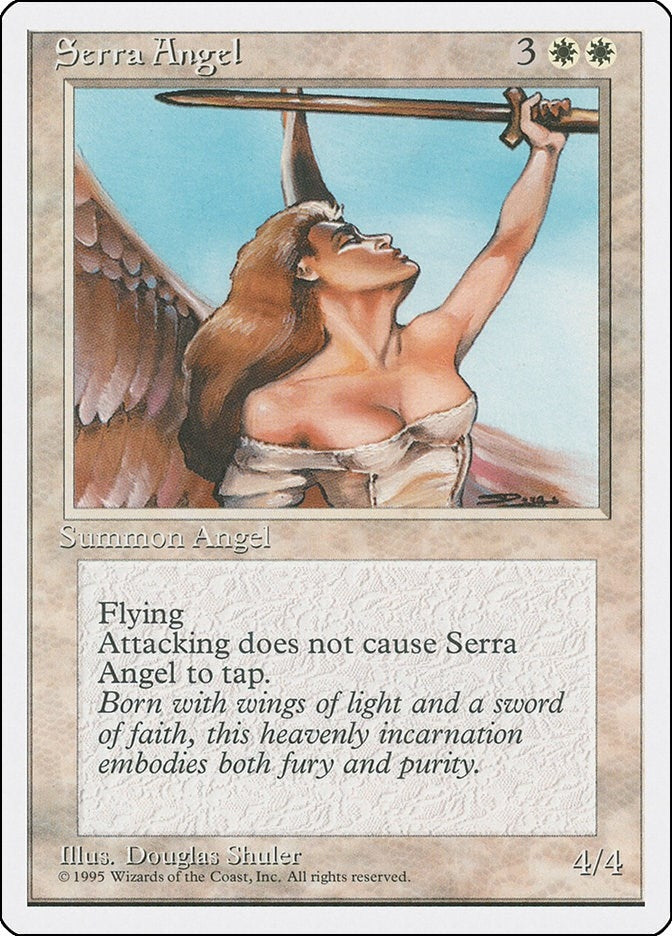 Serra Angel [4ED] - MTG Single