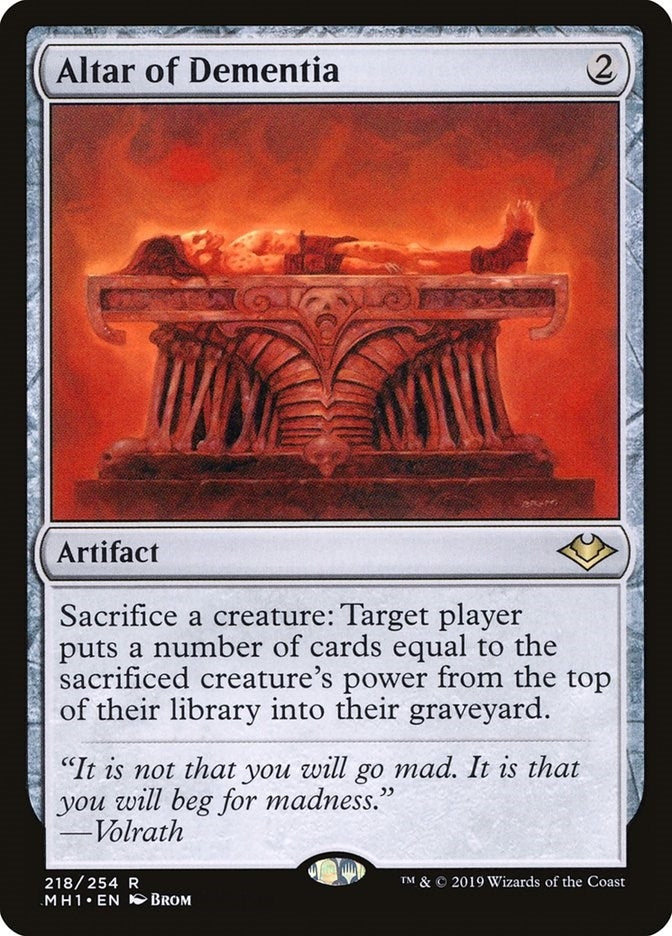Altar of Dementia (218) [MH1] - MTG Single