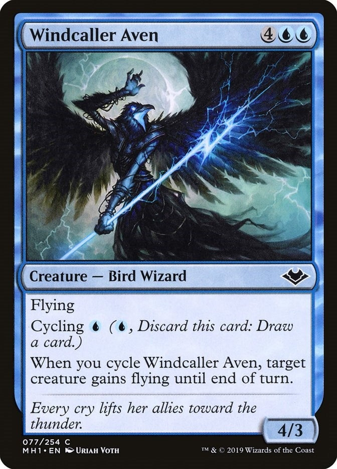 Windcaller Aven (77) [MH1] - MTG Single
