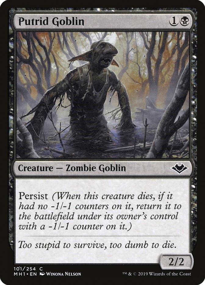 Putrid Goblin (101) [MH1] - MTG Single