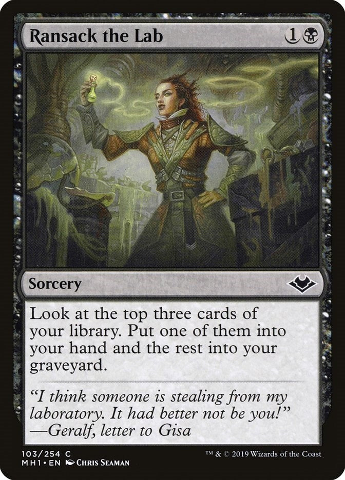 Ransack the Lab (103) [MH1] - MTG Single