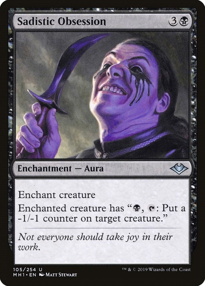Sadistic Obsession (105) [MH1] - MTG Single
